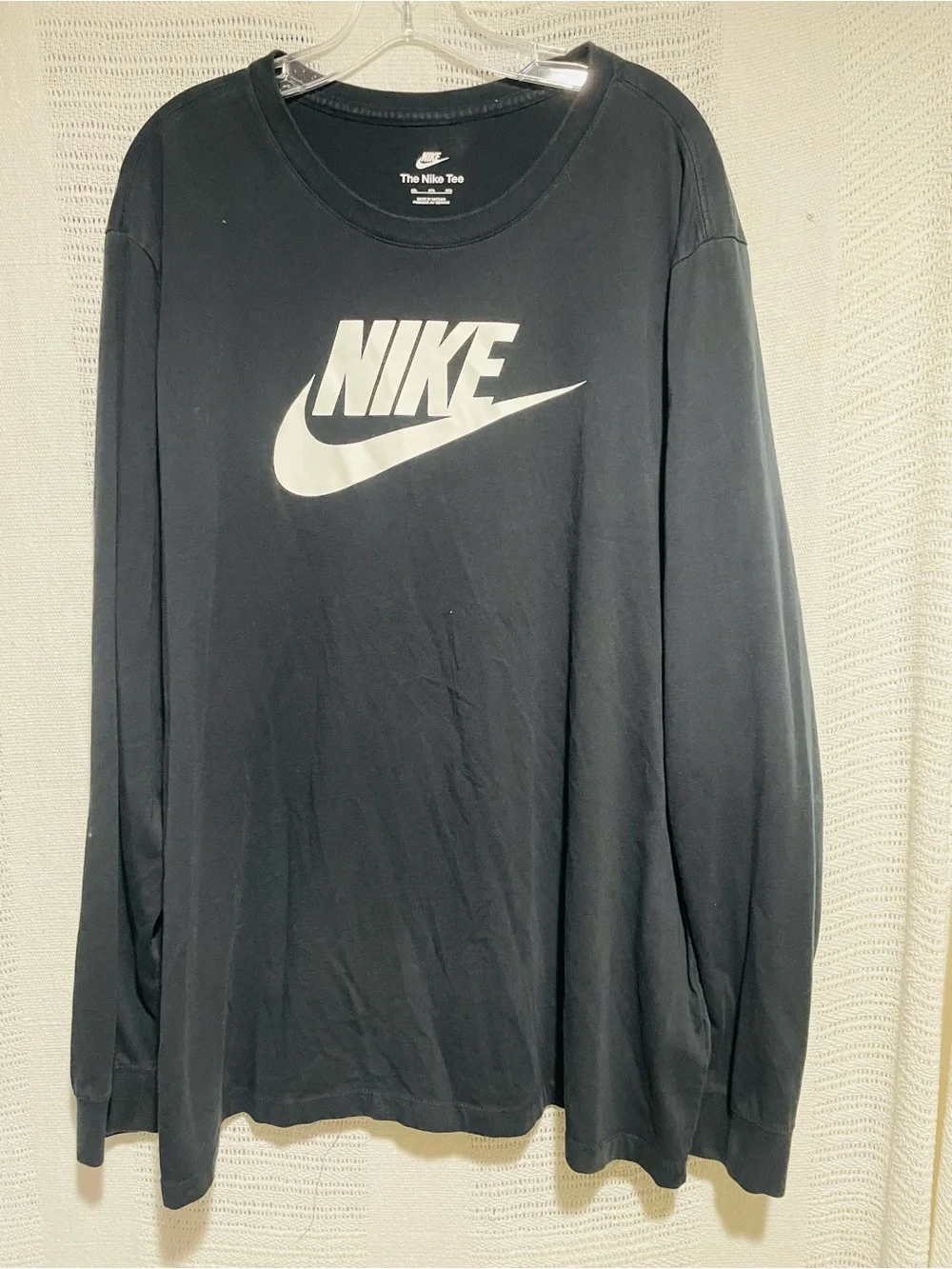Nike Men's Long Sleeve Logo T-Shirt - Black 3xl big tall